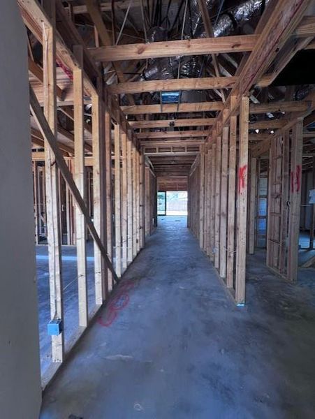 In-progress construction of a new home in Evergreen 55', Conroe, TX (Image 6). In-progress construction of a new home in Evergreen 55', Conroe, TX (Image 6).