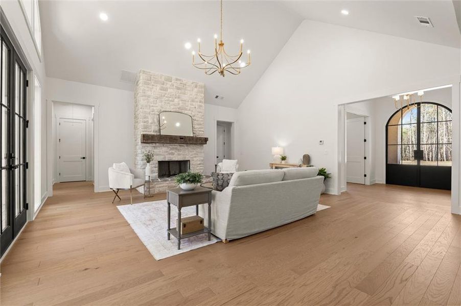 Furnished interior view inside a new home in , Ball Ground (Image 47).