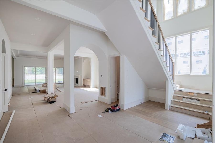 In-progress construction of a new home in , Alpharetta, GA (Image 14).