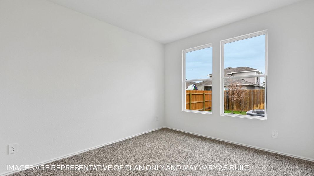 Spacious, unfurnished interior of a new home in Wayside, Uhland (Image 24).