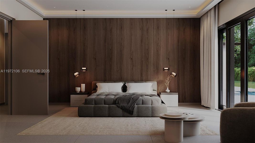 Furnished interior view inside a new home in , Plantation (Image 16).