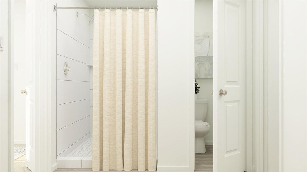 Furnished interior view inside a new home in Meadowlark Preserve: Lonestar Collection, Pflugerville (Image 12).