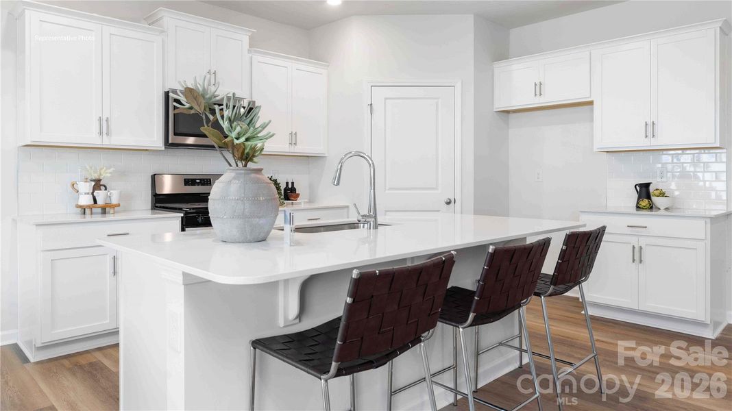 Furnished interior view inside a new home in Sonoma Hills, Charlotte (Image 3).