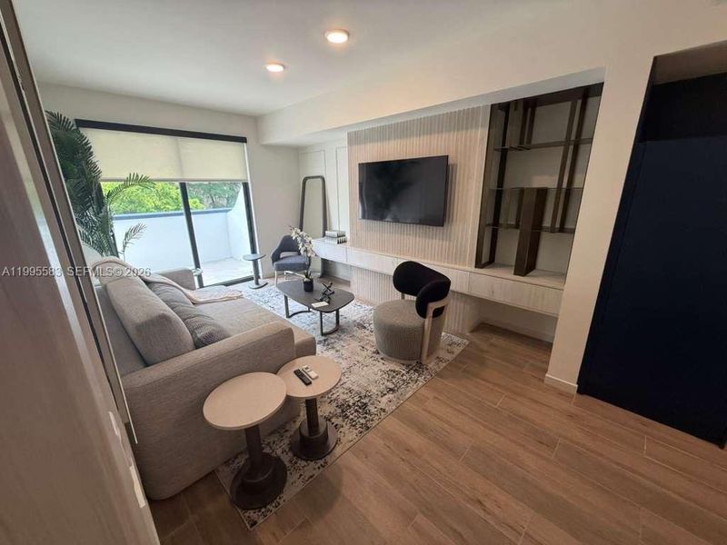 Furnished interior view inside a new home in , Coral Gables (Image 4). Furnished interior view inside a new home in , Coral Gables (Image 4).