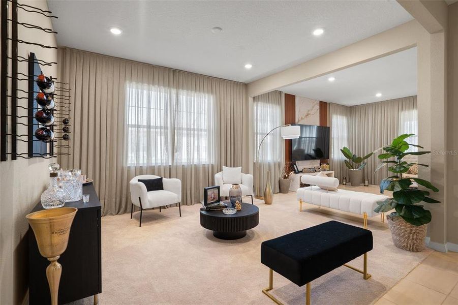 Furnished interior view inside a new home in , Winter Garden (Image 43).