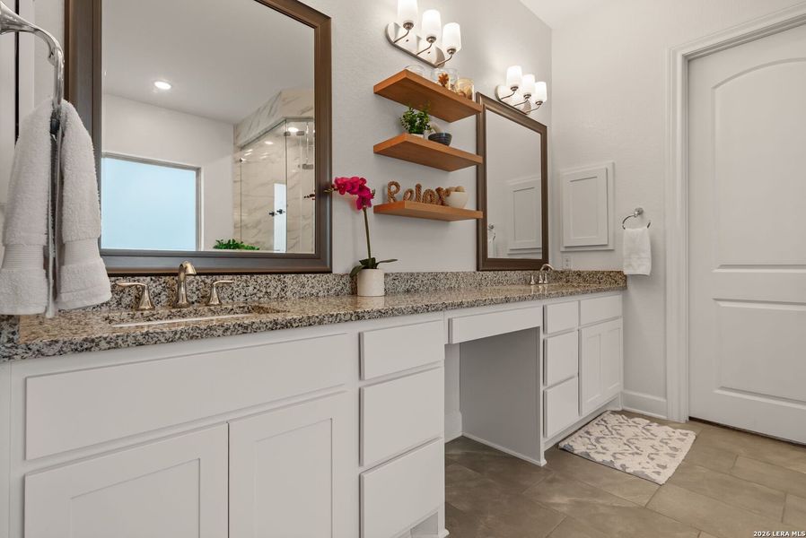 Furnished interior view inside a new home in Legend Park, Castroville (Image 32).
