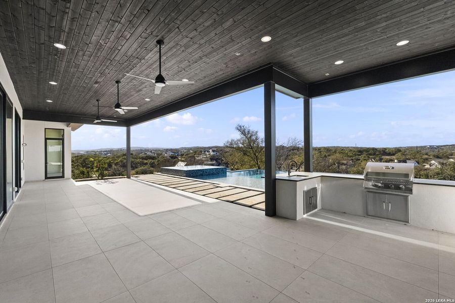 Exterior details and patio area of a home in , Boerne (Image 29).