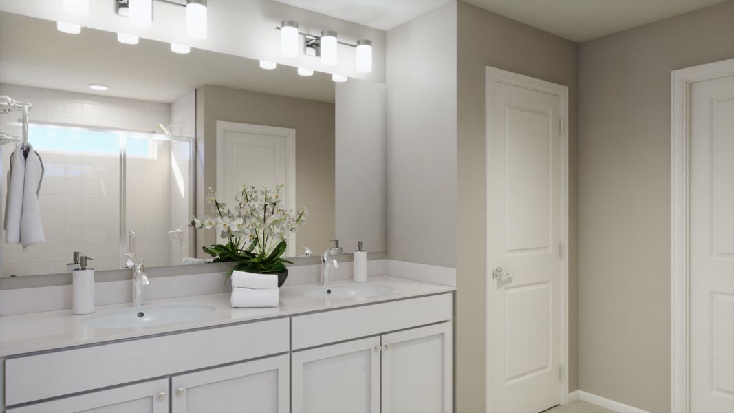 Representative furnished interior of a home built from the 2215 by Risewell Homes in Windler, Aurora (Image 7). Representative furnished interior of a home built from the 2215 by Risewell Homes in Windler, Aurora (Image 7).