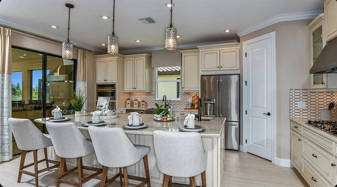 Furnished interior view inside a new home in Esplanade at Wiregrass Ranch, Wesley Chapel (Image 9). Furnished interior view inside a new home in Esplanade at Wiregrass Ranch, Wesley Chapel (Image 9).