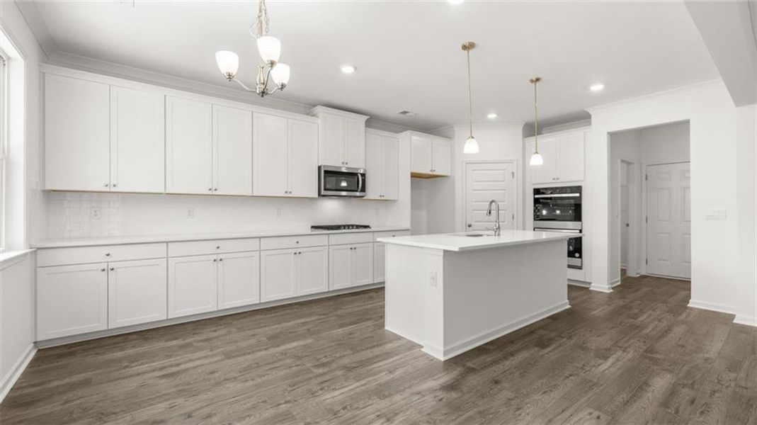 Furnished interior view inside a new home in The Gates at Pates Creek, Hampton (Image 6). Furnished interior view inside a new home in The Gates at Pates Creek, Hampton (Image 6).