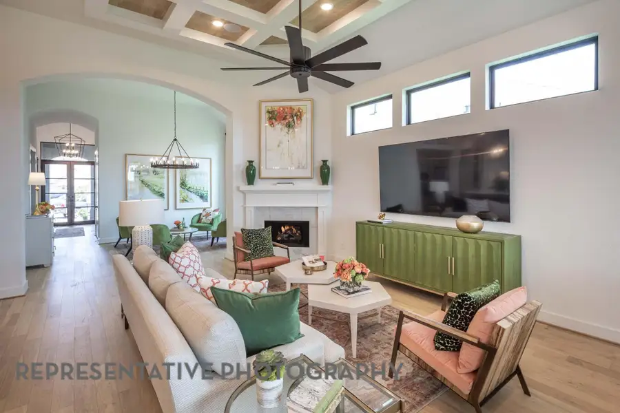 Furnished interior view inside a new home in Jubilee: 70ft. lots, Hockley (Image 5).