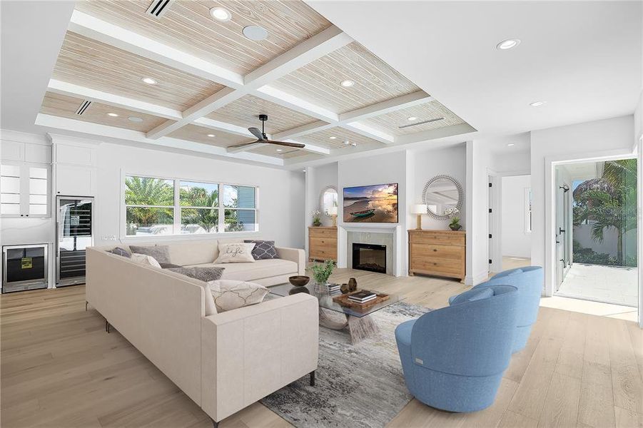 Furnished interior view inside a new home in , Boca Grande (Image 4).