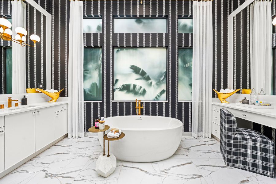 Representative furnished interior of a home built from the Addison by GL Homes in Valencia Del Mar (55+), Boynton Beach (Image 9).