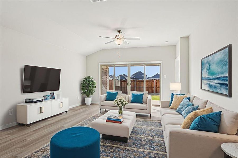 Furnished interior view inside a new home in Stonehaven, Seagoville (Image 7).