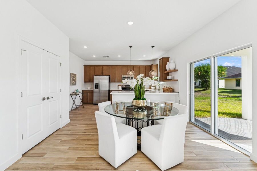 Furnished interior view inside a new home in , Fort Pierce (Image 33).
