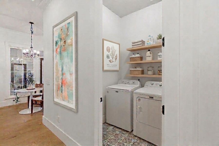 Furnished interior view inside a new home in , Seabrook (Image 9).