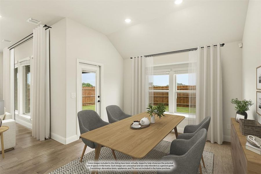 Furnished interior view inside a new home in The Retreat at North Grove 60, Waxahachie (Image 15). Furnished interior view inside a new home in The Retreat at North Grove 60, Waxahachie (Image 15).