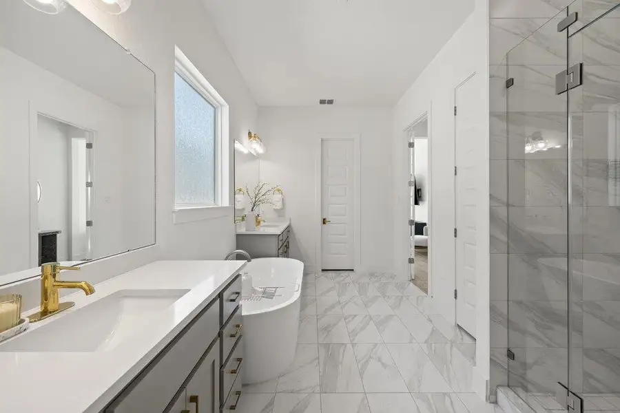 Furnished interior view inside a new home in Sweetwater, Austin (Image 11).