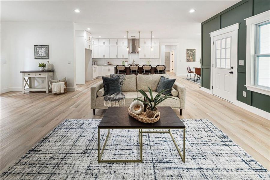 Furnished interior view inside a new home in , Cartersville (Image 5).