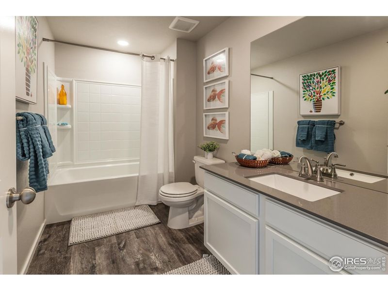 Furnished interior view inside a new home in Prairie Song, Windsor (Image 22).