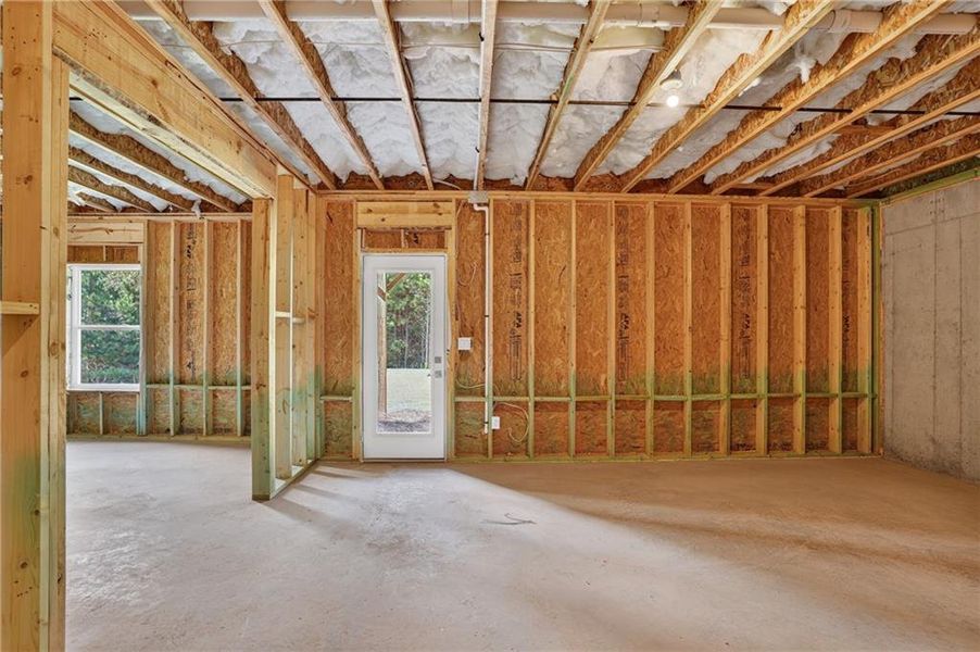 In-progress construction of a new home in The Manor at Gainesville Township, Gainesville, GA (Image 51).