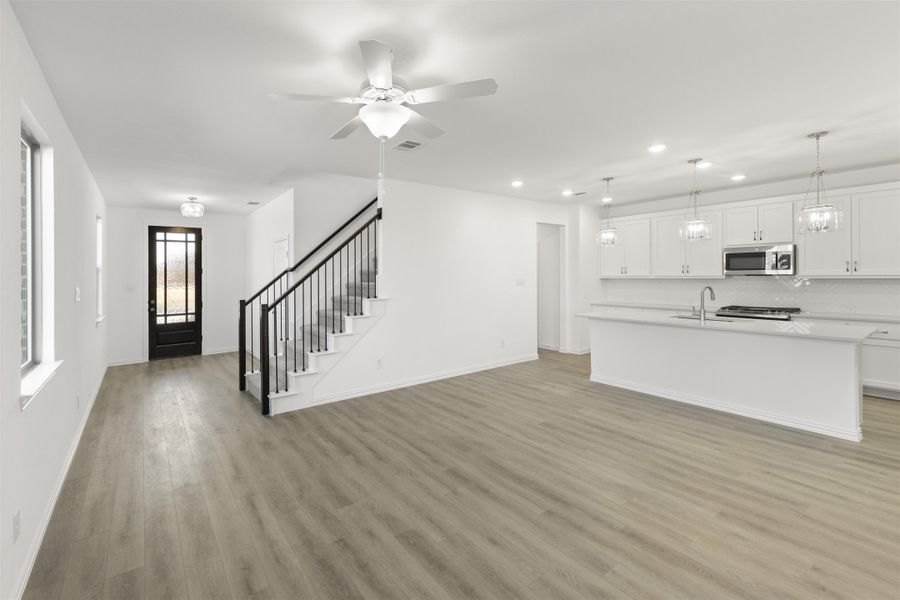 Open Kitchen-Living-Dining Room Representative Photo