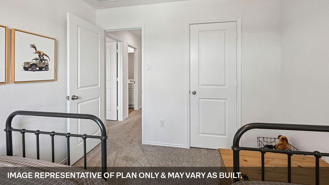 Furnished interior view inside a new home in Valverde, Bastrop (Image 15).