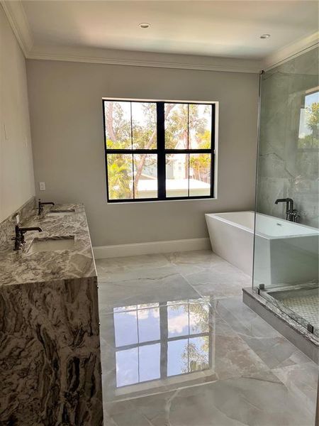 Furnished interior view inside a new home in , Tampa (Image 8).