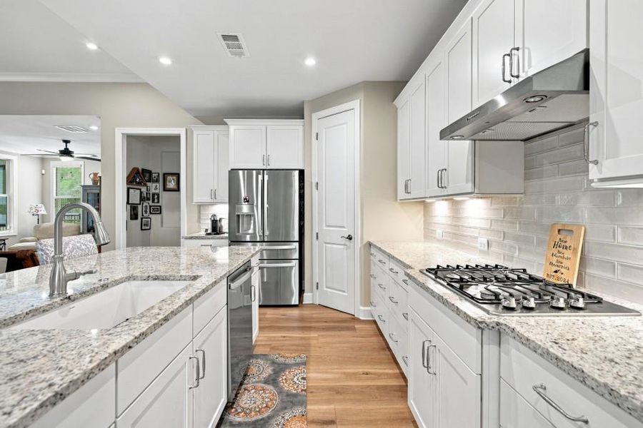 Furnished interior view inside a new home in , Hoschton (Image 12).
