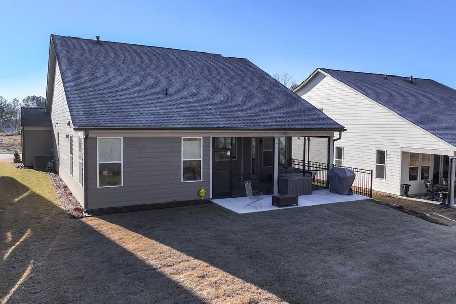 Exterior details and patio area of a home in , Hoschton (Image 4).