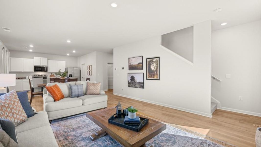 Furnished interior view inside a new home in Oconee Overlook, Gainesville (Image 12).
