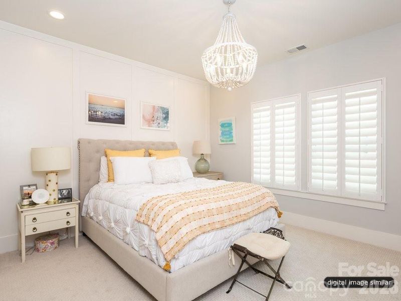 Furnished interior view inside a new home in , Davidson (Image 14).