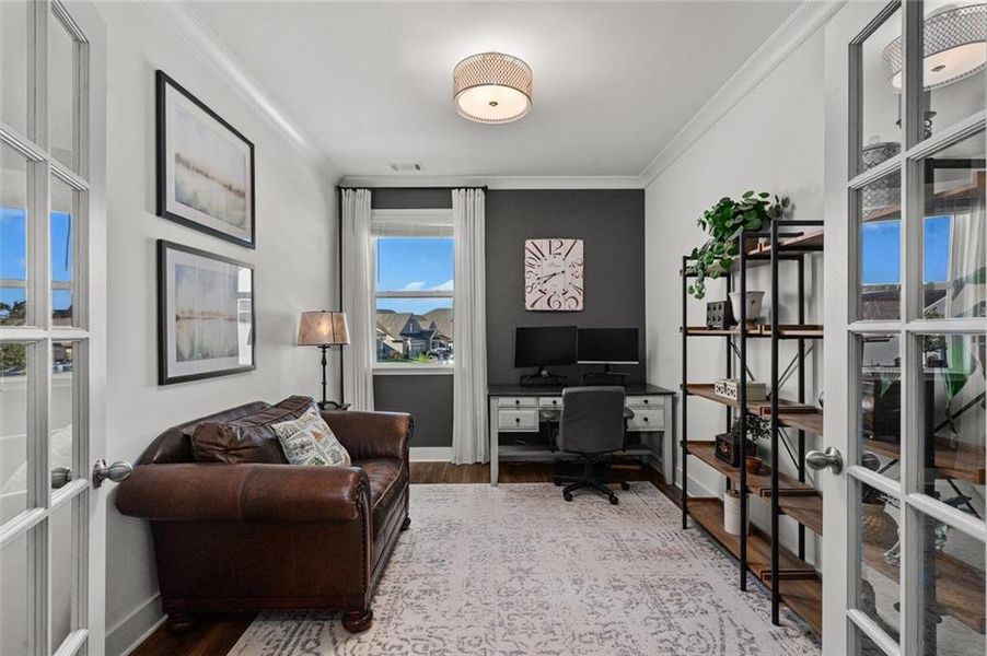 Furnished interior view inside a new home in , Canton (Image 42).