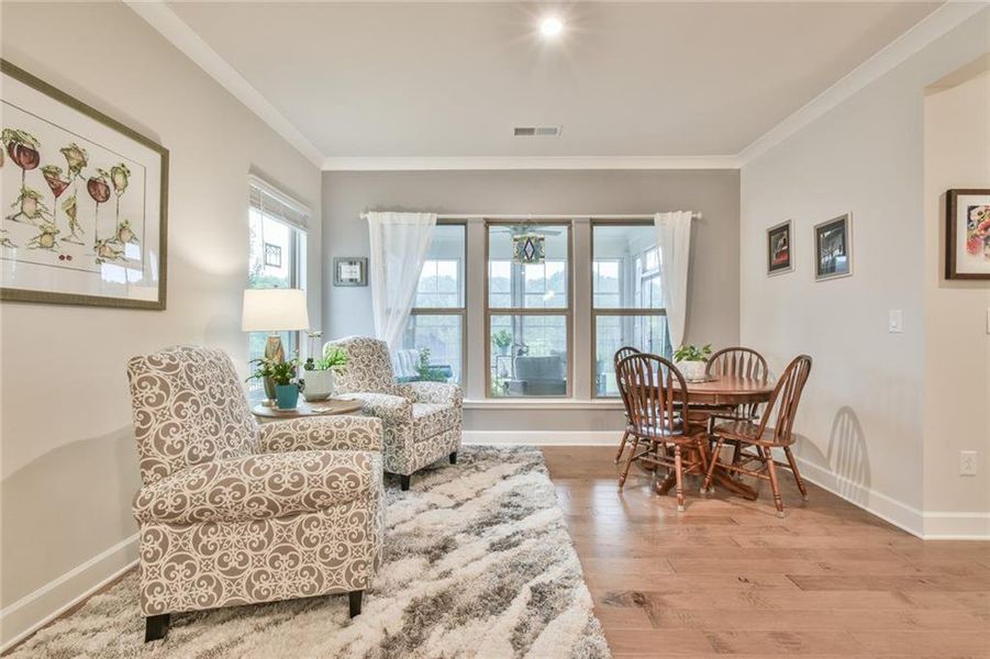 Furnished interior view inside a new home in , Hoschton (Image 34).