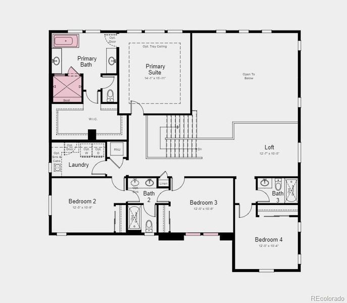 Structural options added include: first floor guest suite, study, fireplace, tub and shower in primary bath, unfinished basement.