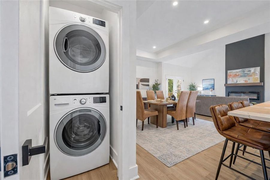 Furnished interior view inside a new home in , Atlanta (Image 11). Furnished interior view inside a new home in , Atlanta (Image 11).