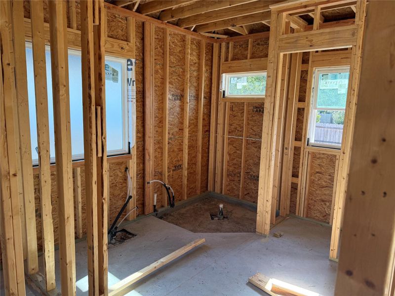 In-progress construction of a new home in , College Station, TX (Image 6).