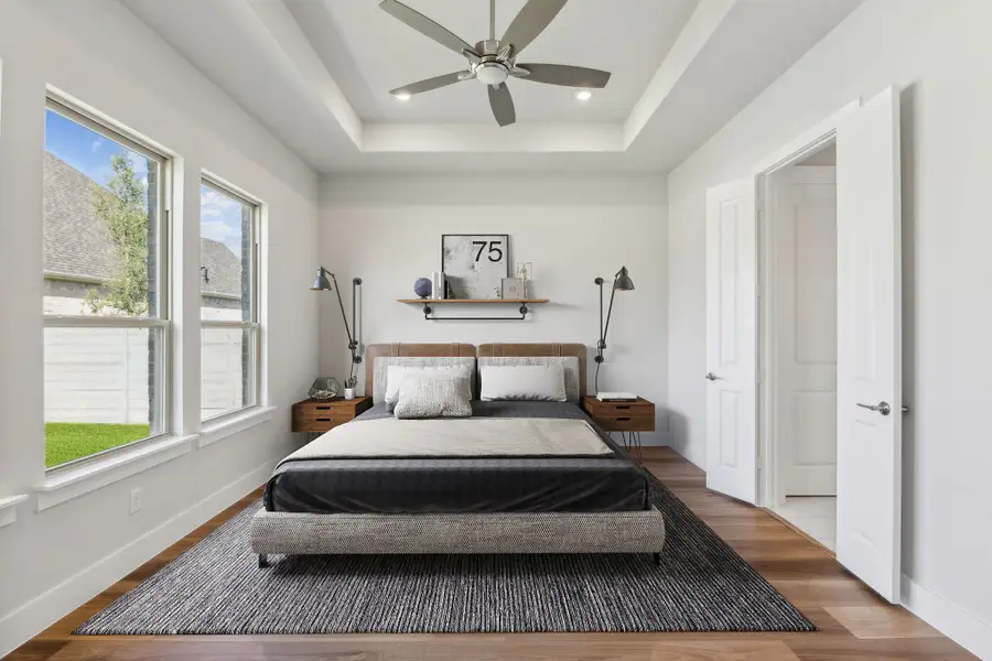 Representative furnished interior of a home built from the Sequoia by Centre Living Homes in Painted Tree Lakeside, McKinney (Image 7).