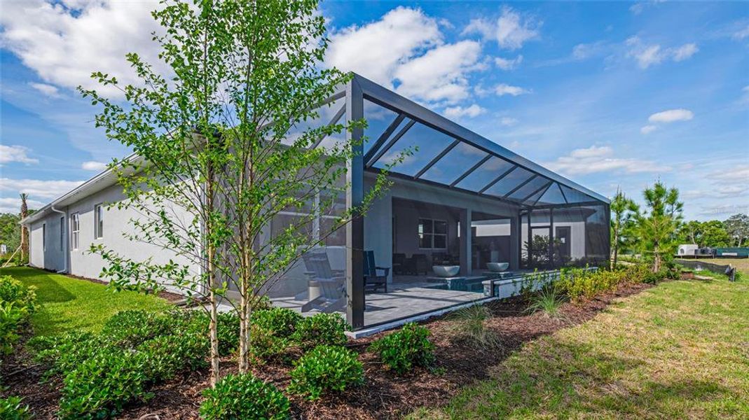 Exterior details and patio area of a home in Cresswind DeLand, Deland (Image 25). Exterior details and patio area of a home in Cresswind DeLand, Deland (Image 25).