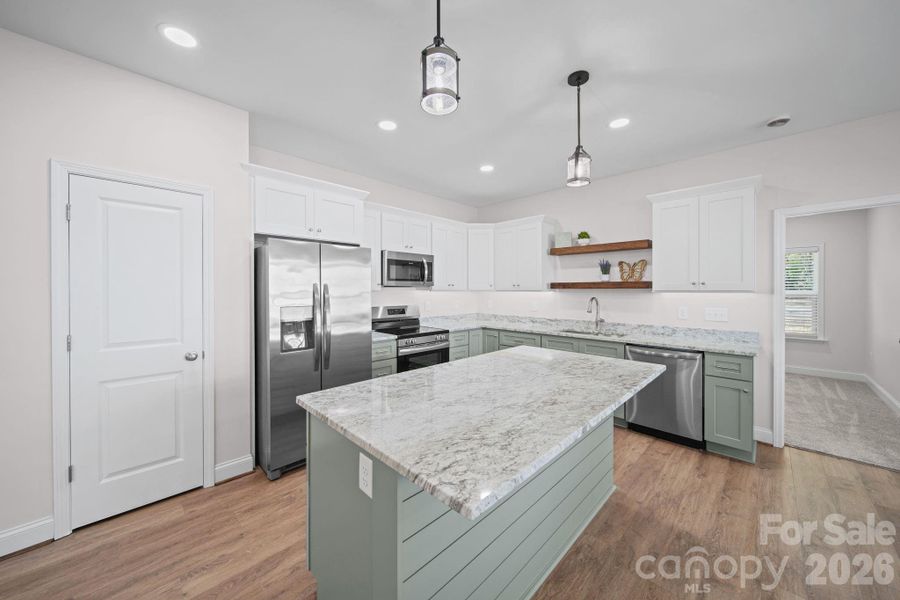 Furnished interior view inside a new home in , Albemarle (Image 5). Furnished interior view inside a new home in , Albemarle (Image 5).