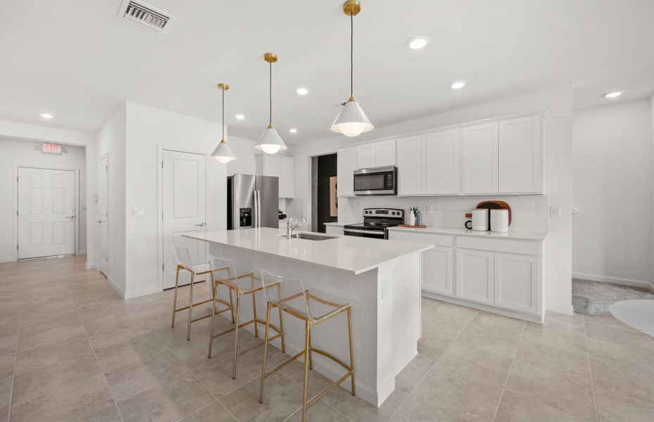 Furnished interior view inside a new home in Sawgrass at Coral Lakes, Cape Coral (Image 4).