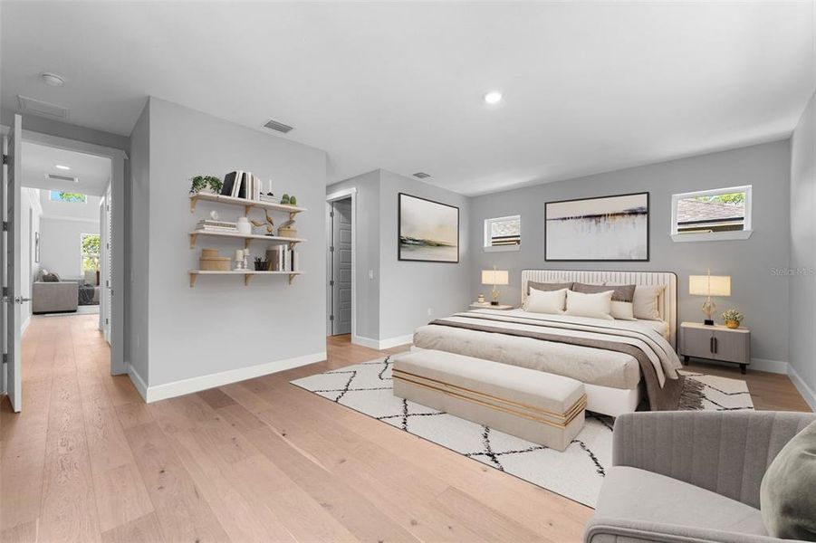 Furnished interior view inside a new home in Wyoming Estates, Tampa (Image 16). Furnished interior view inside a new home in Wyoming Estates, Tampa (Image 16).