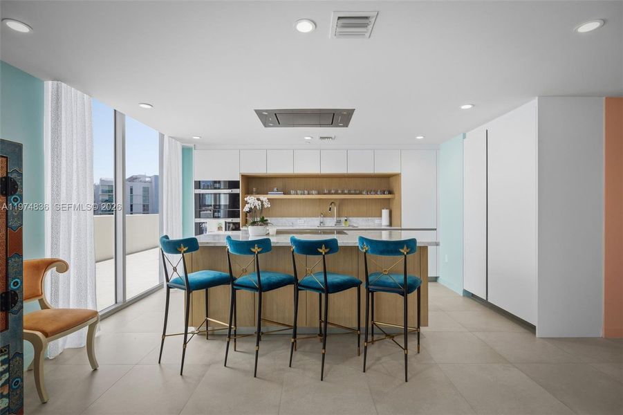 Furnished interior view inside a new home in , Bay Harbor Islands (Image 33).