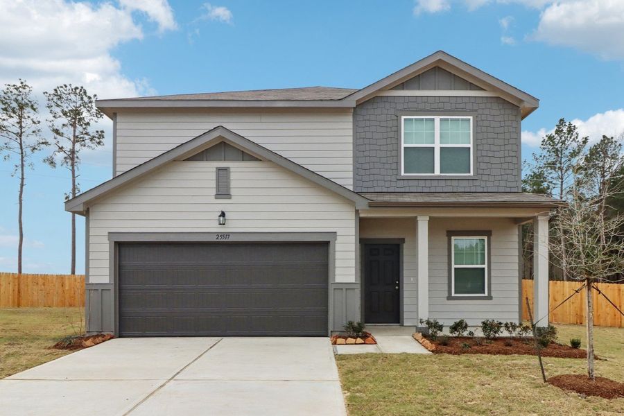 Representative exterior photo of a completed home built from the Radiance by Starlight Homes in Spring Creek Trails, Magnolia, TX (Image 2).