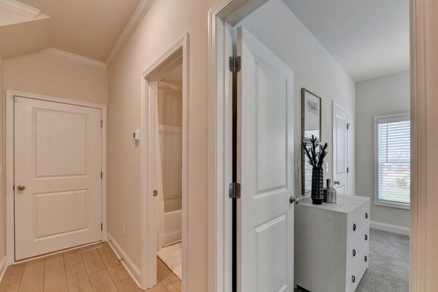 Furnished interior view inside a new home in Magnolia Grove, Mableton (Image 17). Furnished interior view inside a new home in Magnolia Grove, Mableton (Image 17).