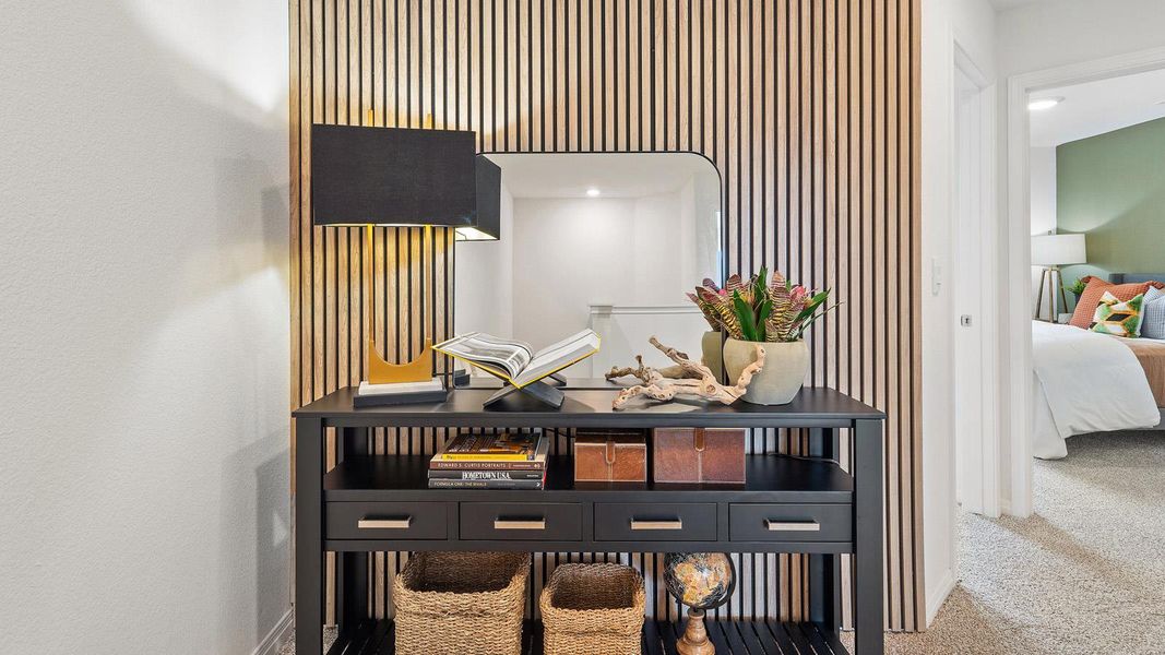 Furnished interior view inside a new home in Avery Centre, Round Rock (Image 18).