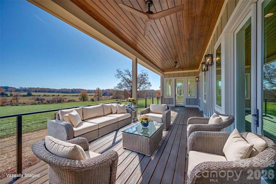 Exterior details and patio area of a home in , Tryon (Image 25).