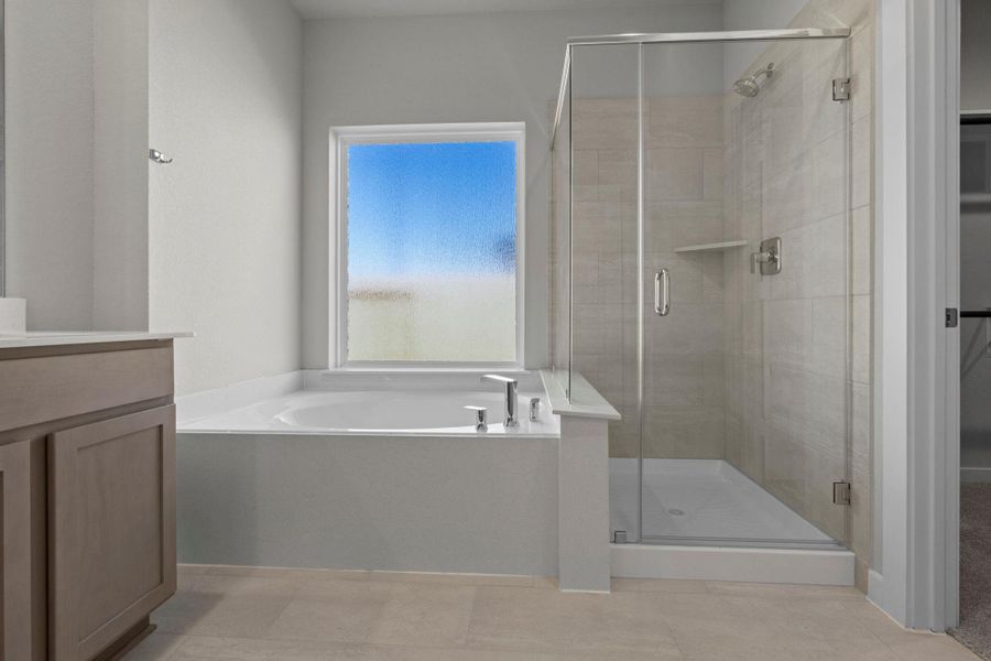 Furnished interior view inside a new home in Briarwood Crossing, Rosenberg (Image 10). Furnished interior view inside a new home in Briarwood Crossing, Rosenberg (Image 10).