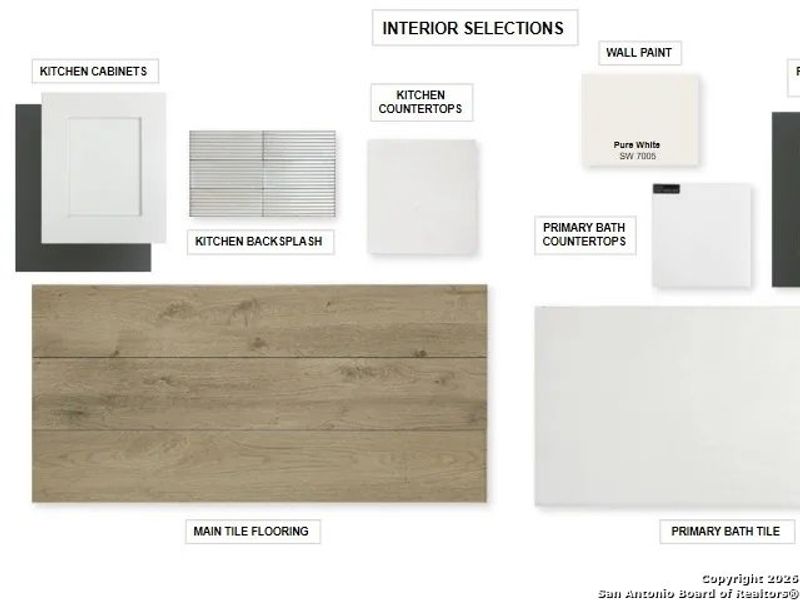 Sample of building materials used in homes in Kallison Ranch, San Antonio (Image 6). Sample of building materials used in homes in Kallison Ranch, San Antonio (Image 6).