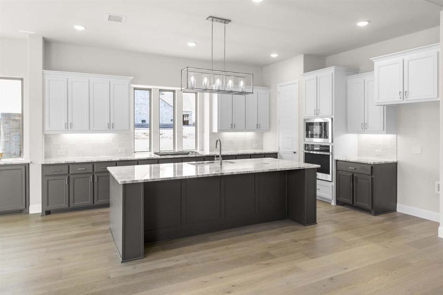 Representative furnished interior of a home built from the Larue by Pacesetter Homes in Nelson Lake, Rockwall (Image 5).